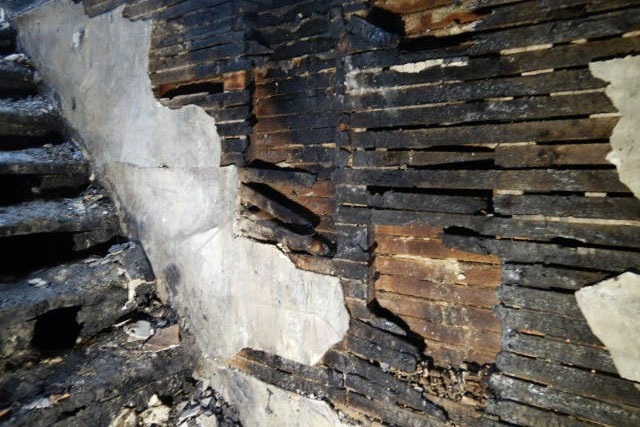 Before-Stairs-montana-chicago-home-fire-damage-restoration-project