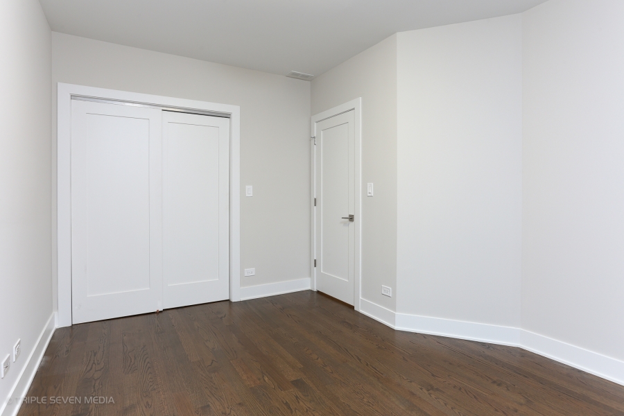 Guest Room Side View, Balmoral Restoration, Chicago
