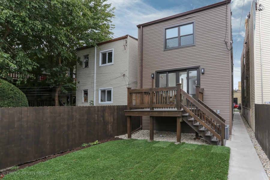 Rear Elevation, Balmoral Restoration, Chicago