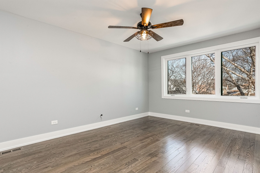 Bedroom, Montana, Chicago Fire Damage Restoration Project