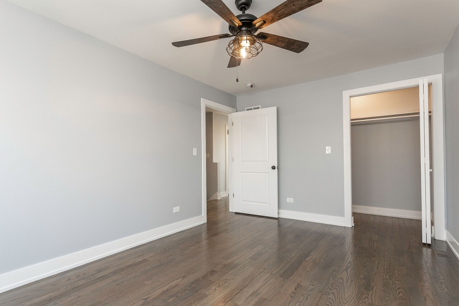 Bedroom, Montana, Chicago Fire Damage Restoration Project