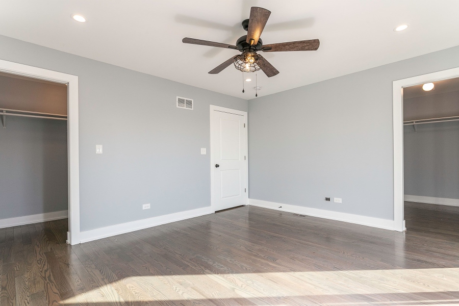 Bedroom, Montana, Chicago Fire Damage Restoration Project