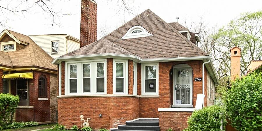 Front Elevation Luella Chicago Home Restoration Project